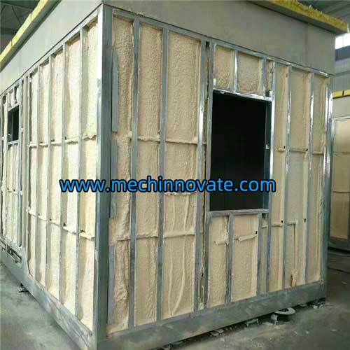Continuous Spray System for Sandwich Panel Joint Sealing